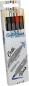 Preview: Online calli brush pens nature 19133 5 farben double tip, 2mm - Online-19133-4014421191335