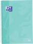 Preview: Oxford spiralbuch kariert 5mm a4+ 400117274 pastellmint 80 blatt - Oxford-400117274-8412771028275