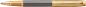 Preview: Parker rollerball f 2200955 cross platform grey gold - Parker-2200955-3026982009555