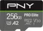 Preview: Pny micro-sdxc pro elite 256gb psdu256v3 uhs-i u3 a2 & adapter - Pny-psdu256v3-0751492639062-02.jpg