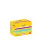 Preview: Post-it super sticky notes 47.6x47.6mm 622-12ss-cos 3-farbig 12x90 blatt - Post-it-622-12ss-cos-4064035065737