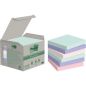 Preview: Post-it haftnotizen recycling 76x76mm 654-1gb rainbow 6x100 blatt - Post-it-654-1gb-4054596926677