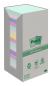 Preview: Post-it haftnotizen recycling 76x76mm 654-1rpt 5-farbig, 16x100 blatt - Post-it-654-1rpt-4054596926707
