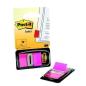 Preview: Post-it index tabs 25,4x43,2mm 680-21 pink/50 tabs - Post-it-680-21-0021200707582-02.jpg