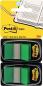 Preview: Post-it index 2er set 25,4x43,2mm 680-g2 grün 2x50 stück - Post-it-680-g2-0051141920573