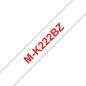 Preview: Ptouch band, nicht lam. rot/weiss m-k222bz zu pt-65/75/85/110 8m x 9 mm - Ptouch-m-k222bz-4977766624893-02.jpg