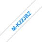 Preview: Ptouch band, nicht lam. blau/weiss m-k223 zu pt-65/75/85/110 8m x 9 mm - Ptouch-m-k223-4977766624923-02.jpg