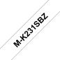 Preview: Ptouch band,nicht lam. schwarz/weiss m-k231sbz zu pt-65/75/85/110 12mm/4m - Ptouch-m-k231sbz-4977766624985-02.jpg