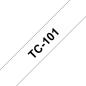 Preview: Ptouch band, laminiert schwarz/klar tc-101 pt-3000 12 mm - Ptouch-tc-101-4977766050487-02.jpg