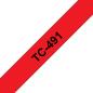 Preview: Ptouch band, laminiert schwarz/rot tc-491 pt-3000 9 mm - Ptouch-tc-491-4977766050739-02.jpg