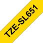 Preview: Ptouch band selbst lam. schwarz/gelb tze-sl651 pt-d800w/d900w 24mm - Ptouch-tze-sl651-4977766806442-02.jpg