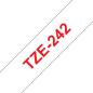 Preview: Ptouch band, laminiert rot/weiss tze-242 pt-2450dx 18 mm - Ptouch-tze-242-4977766685351-02.jpg