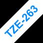 Preview: Ptouch band, laminiert blau/weiss tze-263 pt-3600 36 mm - Ptouch-tze-263-4977766685603