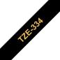Preview: Ptouch band, laminiert gold/schwarz tze-334 pt-1280vp 12 mm - Ptouch-tze-334-4977766685702-02.jpg