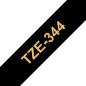 Preview: Ptouch band, laminiert gold/schwarz tze-344 pt-2450dx 18 mm - Ptouch-tze-344-4977766685764-02.jpg