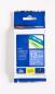 Preview: Ptouch band, laminiert weiss/blau tze-535 pt-1280vp 12 mm - Ptouch-tze-535-4977766686471