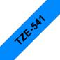 Preview: Ptouch band, laminiert schwarz/blau tze-541 pt-2450dx 18 mm - Ptouch-tze-541-4977766686501-02.jpg