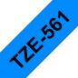 Preview: Ptouch band, laminiert schwarz/blau tze-561 pt-3600 36 mm - Ptouch-tze-561-4977766686594-02.jpg
