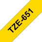 Preview: Ptouch band, laminiert schwarz/gelb tze-651 pt-2450dx 24 mm - Ptouch-tze-651-4977766686747-03.jpg