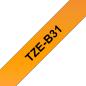 Preview: Ptouch band, lam.,fluor. schw./orange tze-b31 pt-300 12 mm - Ptouch-tze-b31-4977766691628-02.jpg