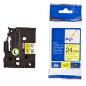 Preview: Ptouch flexitape lamin. schwarz/gelb tze-fx651 zu pt-550 24 mm - Ptouch-tze-fx651-4977766692557