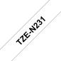 Preview: Ptouch band,nicht lam. schwarz/weiss tze-n231 pt-300 12 mm - Ptouch-tze-n231-4977766691833-03.jpg