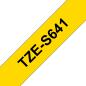 Preview: Ptouch band, strong/adh. schwarz/gelb tze-s641 pt-300 18 mm - Ptouch-tze-s641-4977766692205-03.jpg