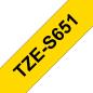 Preview: Ptouch band, strong/adh. schwarz/gelb tze-s651 pt-300 24 mm - Ptouch-tze-s651-4977766692700-03.jpg