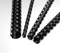 Preview: Renz plastikbinderücken 19mm a4 17190121 schwarz, 21 ringe 50 stück - Renz-17190121-4029126115272