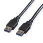 Preview: Roline usb-a-a, datenkabel 11.02.8970 black, st/st, 3.2 gen1 1.8m - Roline-11028970-7611990186372