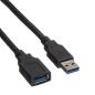 Preview: Roline usb-a-a, verlängerungskabel 11.02.8978 black, st/bu, 3.2 gen1 1.8m - Roline-11.02.8978-7611990190461-02.jpg