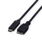 Preview: Roline usb-c-micro b, datenkabel 11.02.9006 black, st/st, 3.2 gen2 1m - Roline-11.02.9006-7611990131730-02.jpg