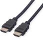 Preview: Roline hdmi high speed kabel, eth. 11.04.5541 black, st/st, 2160p, 3d 1m - Roline-11045541-7611990189984