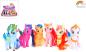 Preview: Roost einhorn figur mit haaren 640117 drehbarem kopf ass.13cm - Roost-640117-8713219492130