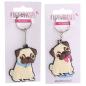 Preview: Roost schlüsselanhänger mops key48 - Roost-key48-5055071713422-04.jpg