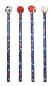 Preview: Roost bleistift ballsport ret-100 radiergummi, 4 ass. - Roost-ret-100-7612532057464