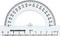 Preview: Rumold schulwinkelmesser 10cm 1010 180° - Rumold-1010-4012108000703