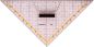 Preview: Rumold zeichendreiecke techn. 1084 plexiglas hypotenuse 325mm - Rumold-1084-4012108179508