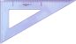 Preview: Rumold zeichendreieck 29cm 6232 60° farbig/transp. - Rumold-6232-4012108023306