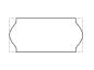 Preview: Sato etiketten 26x12mm 700300003 weiss, permanent 1500 stück - Sato-700300003-7612532049971-02.jpg