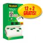 Preview: Scotch magic tape 810 ecobox 19mmx33m 81933r14rtr transparent, 14 rollen - Scotch-81933r14rtr-4046719071371
