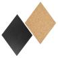 Preview: Securit kreidetafel/kork set diamant fb-cb-dia 7-teilig 33.2x22.4x2cm - Securit-fb-cb-dia-8719075286609