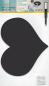 Preview: Securit kreidetafel heart fb-heart schwarz 30x36x0.3cm - Securit-fb-heart-8718226493385