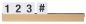 Preview: Securit buchstabenleiste, set 1m les-te-100 teak 2.5x100x1cm - Securit-les-te-100-8719075283110