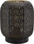 Preview: Securit dekoleuchte marrakech lp-ma-bl schwarz/gold, akku, dimmbar - Securit-lp-ma-bl-8720663161062