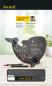 Preview: Securit kreidetafel whale t3d-whale schwarz 22x14.5x10cm - Securit-t3d-whale-8719075285794