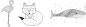 Preview: Securit fensterschablone windoodle wd-3a3-an a3 animals 3 stück - Securit-wd-3a3-an-8719075284438-02.jpg