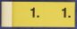 Preview: Simplex garderobenblock nr. 1-100 13071 gelb 100 blatt - Simplex-13071-7611468130715