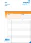 Preview: Simplex rechnungen d a6 15380d orange/weiss 50x2 blatt - Simplex-15380d-7611468153806