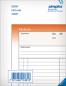 Preview: Simplex rechnungen f a6 15384f orange/weiss 100x2 blatt - Simplex-15384f-7611468153844